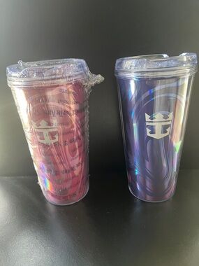 Royal carribean drink cup 2 nwt